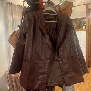 Women's Brown Leather Jacket